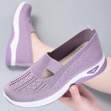 Load image into Gallery viewer, Women Woven Orthopedic Breathable Soft Sole Shoes