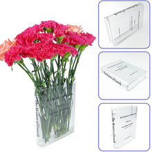 Load image into Gallery viewer, Book Shape Acrylic Vase