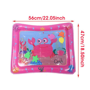 Inflatable Tummy Time Water Sensory Mat for Baby&Pet
