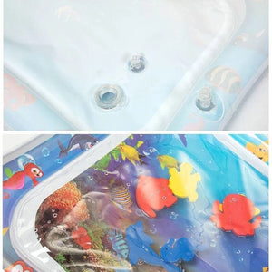 Inflatable Tummy Time Water Sensory Mat for Baby&Pet