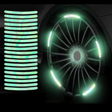 Load image into Gallery viewer, Reflective Car Wheel Rim Stickers