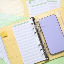 Load image into Gallery viewer, Budget planner with cash envelope