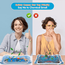 Load image into Gallery viewer, Inflatable Tummy Time Water Sensory Mat for Baby&amp;Pet