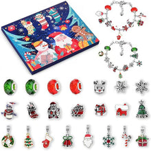 Load image into Gallery viewer, DIY 24 Days Christmas Countdown Calendar Bracelets Set