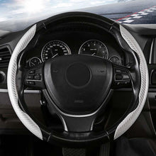 Load image into Gallery viewer, Universal Laser Carbon Fiber Pattern Steering Wheel Cover