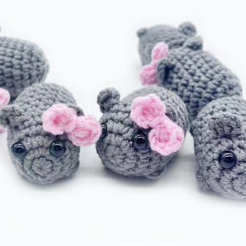 Sad Hamster Crochet Doll