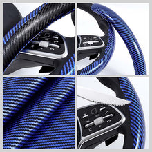 Load image into Gallery viewer, Universal Laser Carbon Fiber Pattern Steering Wheel Cover