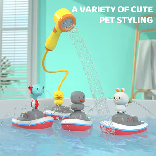 Kids Bathroom Animal Jet Boat Toys