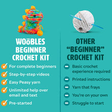 Load image into Gallery viewer, Rainbow Dinosaur Crochet Kit