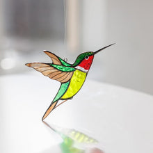 Load image into Gallery viewer, Hummingbird Suncatcher Window