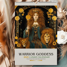 Load image into Gallery viewer, Warrior Goddess 2025 Moon Phase Calendar