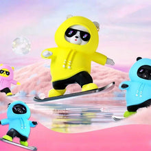 Load image into Gallery viewer, Skateboarding bear car decoration