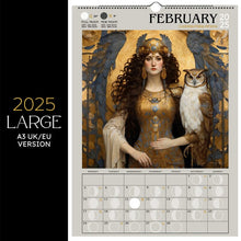 Load image into Gallery viewer, Warrior Goddess 2025 Moon Phase Calendar
