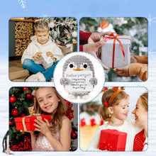 Load image into Gallery viewer, Wool Crochet Penguin Figurine