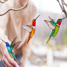 Load image into Gallery viewer, Hummingbird Suncatcher Window