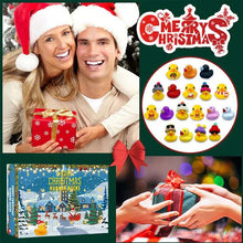 Load image into Gallery viewer, 24 Pcs Christmas Rubber Ducks Advent Calendar
