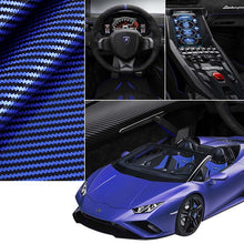 Load image into Gallery viewer, Universal Laser Carbon Fiber Pattern Steering Wheel Cover