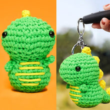 Load image into Gallery viewer, Rainbow Dinosaur Crochet Kit