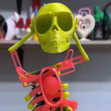 Load image into Gallery viewer, Dancing and Swinging 3D Skull Toy