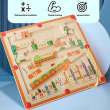 Load image into Gallery viewer, Magnetic Color and Number Maze