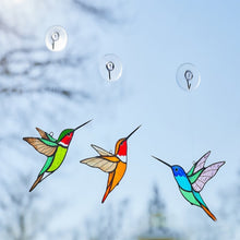 Load image into Gallery viewer, Hummingbird Suncatcher Window
