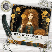 Load image into Gallery viewer, Warrior Goddess 2025 Moon Phase Calendar