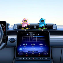 Load image into Gallery viewer, Skateboarding bear car decoration
