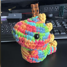 Load image into Gallery viewer, Rainbow Dinosaur Crochet Kit