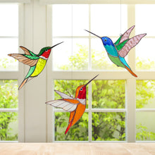 Load image into Gallery viewer, Hummingbird Suncatcher Window