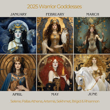 Load image into Gallery viewer, Warrior Goddess 2025 Moon Phase Calendar