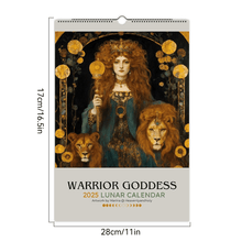 Load image into Gallery viewer, Warrior Goddess 2025 Moon Phase Calendar