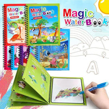 Load image into Gallery viewer, Magic Water Coloring Book（18.3*14.8cm/7.20*5.83in）