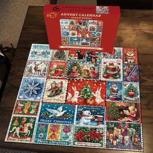 Christmas Scavenger Hunt Advent Calendar Jigsaw Puzzle 1000 Pieces