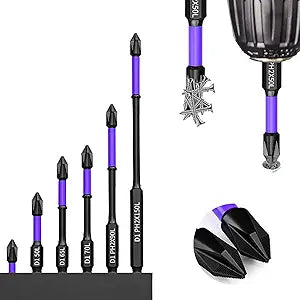 D1 Anti-Slip And Shock-Proof Bits With Phillips Screwdriver Bits