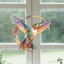 Load image into Gallery viewer, 💖 Hummingbird Suncatcher Colorful Window Hanging 💥