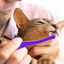 Load image into Gallery viewer, Dual Sided Cat Toothbrush