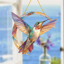 Load image into Gallery viewer, 💖 Hummingbird Suncatcher Colorful Window Hanging 💥