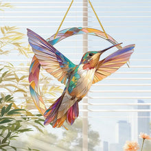 Load image into Gallery viewer, 💖 Hummingbird Suncatcher Colorful Window Hanging 💥