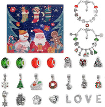 Load image into Gallery viewer, DIY 24 Days Christmas Countdown Calendar Bracelets Set