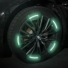 Load image into Gallery viewer, Reflective Car Wheel Rim Stickers