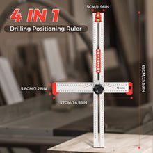 Load image into Gallery viewer, 4 in 1 Drilling Positioning Ruler（🔥free shipping）
