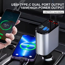 Load image into Gallery viewer, Four-in-one Car Phone Charger