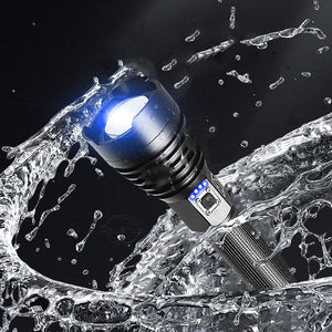 LED Rechargeable Tactical Laser Flashlight