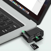 Load image into Gallery viewer, 4 In 1 Rotatable USB Hub