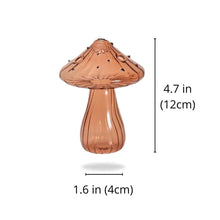 Load image into Gallery viewer, Handmade Glass Mushroom Bud Vase