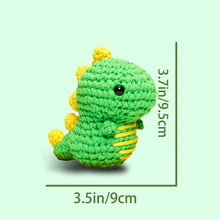 Load image into Gallery viewer, Rainbow Dinosaur Crochet Kit