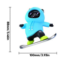 Load image into Gallery viewer, Skateboarding bear car decoration