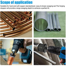 Load image into Gallery viewer, Swaging Tool Drill Bit Set（6 pcs）