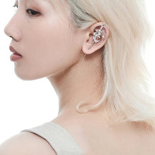 Load image into Gallery viewer, Moon Ear Hook Needle Piercing Earring