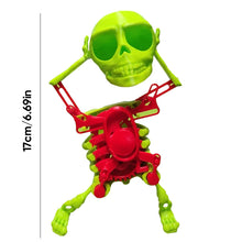 Load image into Gallery viewer, Dancing and Swinging 3D Skull Toy